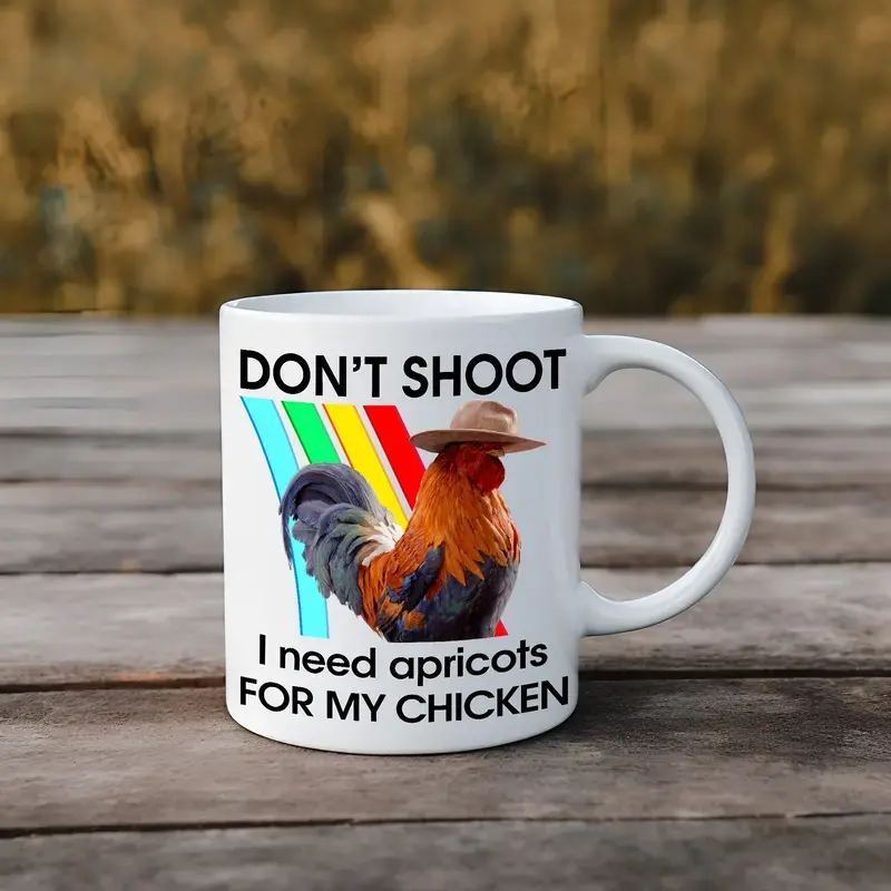 Arc Raiders Gaming Coffee Cup, Don’t Shoot Helmet Scrappy Mug, Funny Retro Arcade Raiders Mug, Home Office Decor, Cute Extraction Shooter Gift for Gamers