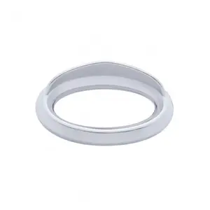 United Pacific - Chrome Plastic Glove Box Emblem Bezel for Peterbilt