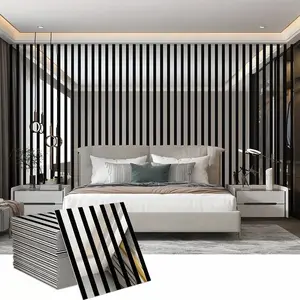 30 Sheets Self-Adhesive Grid Wallpaper, Fashionable Removable Wall Paper, Moisture-Resistant, Ideal for Kitchen and Bathroom Decor