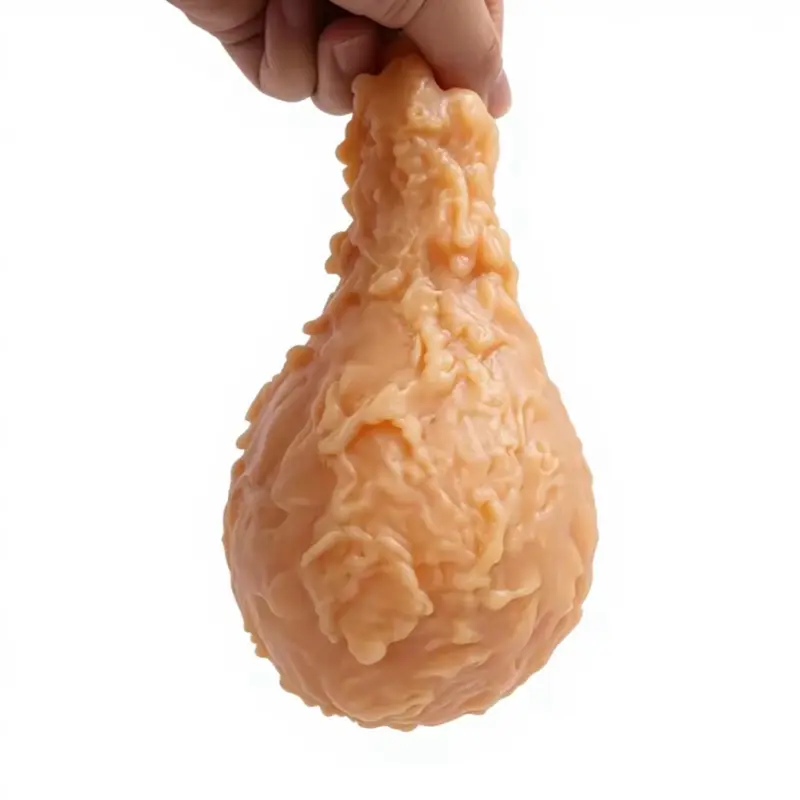 Jumbo Squishy Chicken Leg, Soft Stress Relief Toy for Kids and Adults