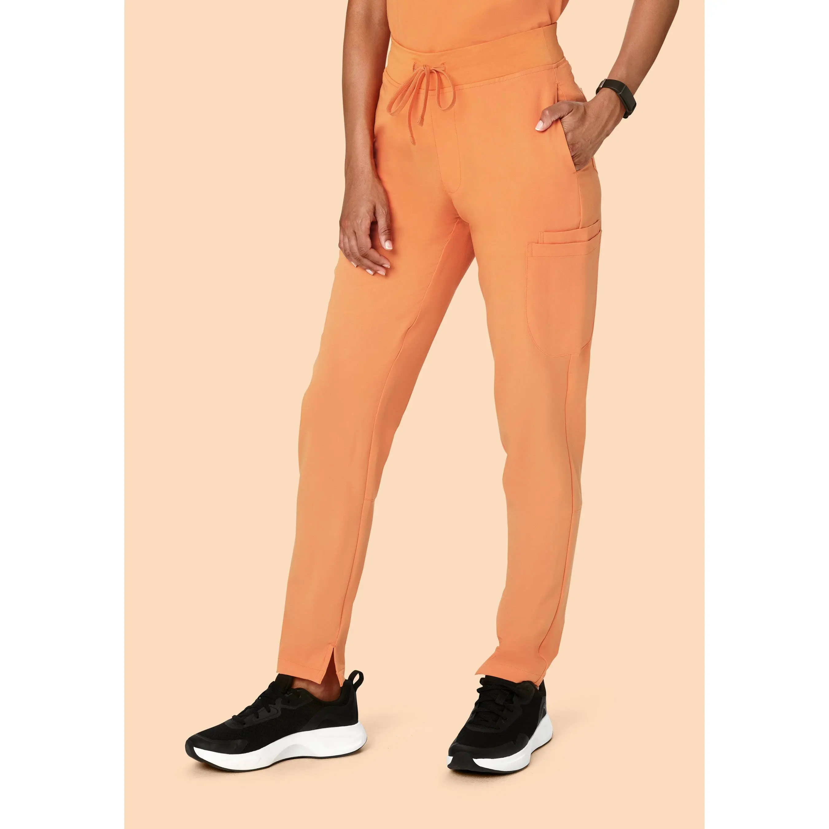 6 Pocket Slim Pants Cantaloupe