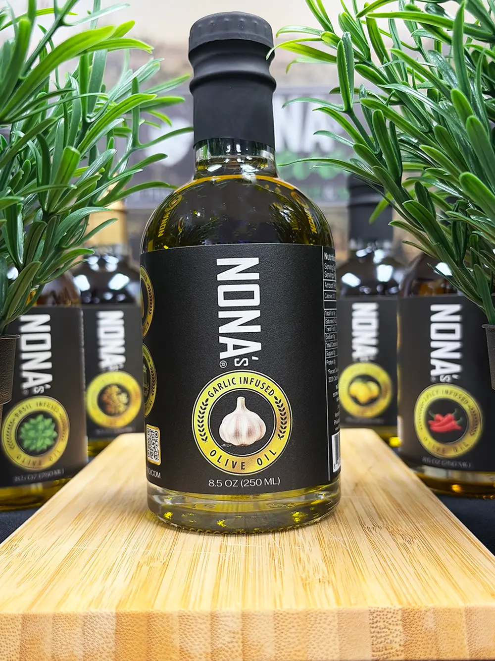 Nona's EVOO - Garlic Infused Extra Virgin Olive Oil