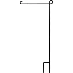 Garden Flag Holder Stand, Thickened Pole Sturdy and Straight  Yard Flag Holder Weather-Proof Metal Flagpole for  Flag, Christmas Garden Flag, Outdoor Garden Decor Decoration