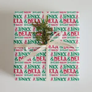 Jinkx x Dela - Holiday Show Wrapping paper sheets