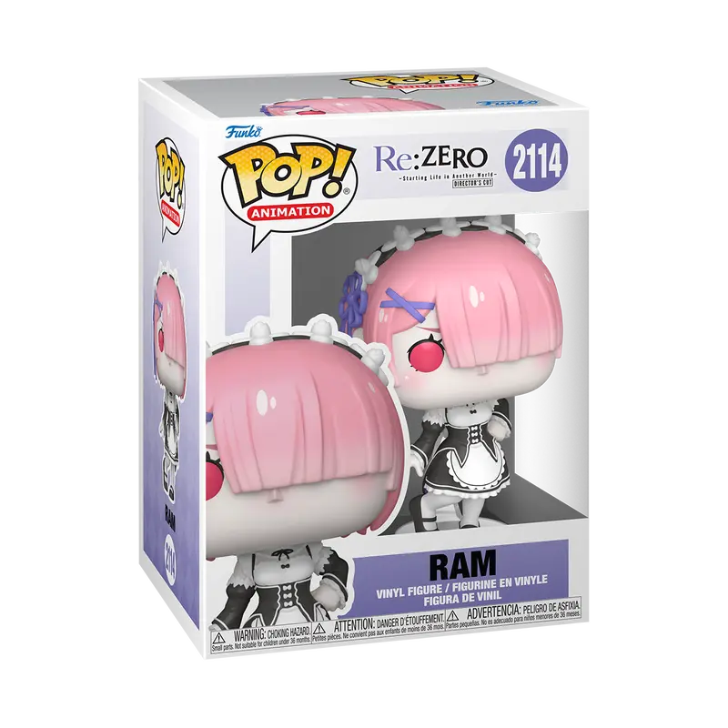 Funko Pop! Re:ZERO − Starting Life in Another World - Ram #2114  Collectible Pop Vinyl Figure