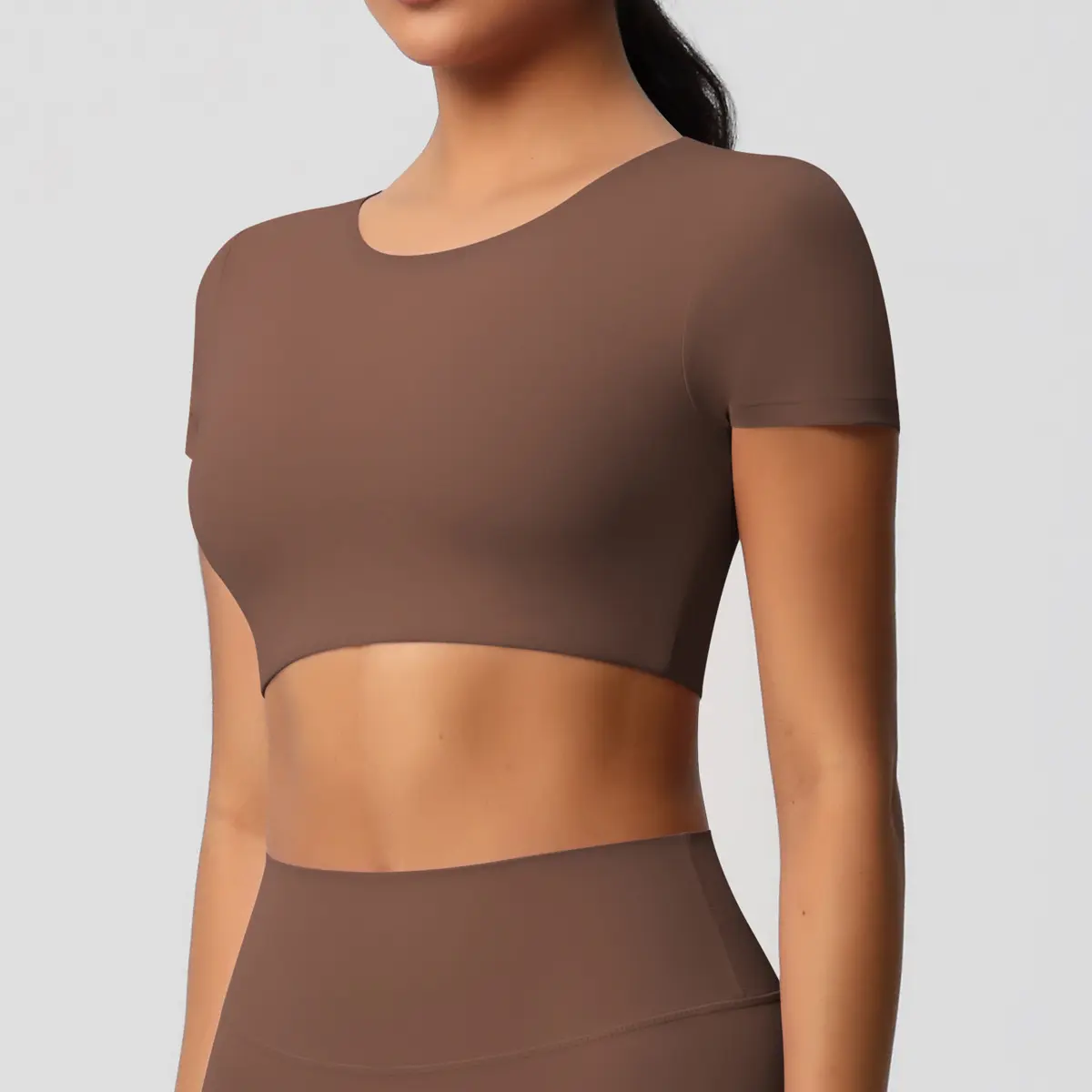 7105 Short Sleeve   Chestnut Color