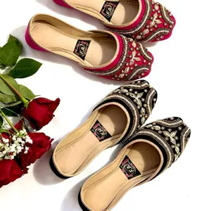 Afghani Payzar Best Quality Embellished Slip-Ons for Women