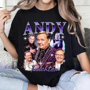 [Sale up to 30%] Andy Richter DWTS 2025 Bootleg Unisex Tshirt – Andy & Emma Slater Dancing With The Stars T-shirt