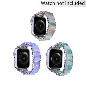 Fashionable and Comfortable Resin Watch Band(Band Only), 1 Count Stylish & Exquisitely Designed Smartwatch Band, Wearable Accessories for Women and Men, Smart Watch Straps