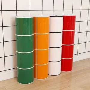 Self-Adhesive Waterproof Wall Stickers, PVC+xpe Thickened Tile Pattern, DIY Living Room Bedroom Background Renovation, 6m X 40cm Roll