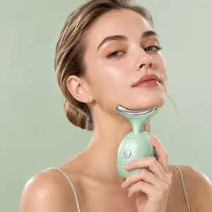 New, upgraded multi-functional portable vibrating facial and neck care device  USB charging, essence infusion, ideal for travel beauty | Modern skincare tools | Compact design, perfect gift