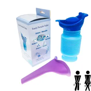 Portable Urination Device for Men and Women, Silicone Standing Pee Funnel, Ideal for Outdoor Travel, Camping, Car Emergency Use, Portable Travel Toilet