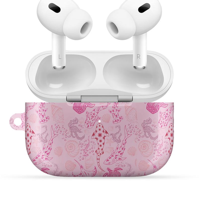 Coral Reef Whale Shark Airpod Case, Ocean Animal Whale Shark Protective Cover, summer vibes, gift for him, gifr for her