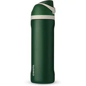 Owala Harry Potter FreeSip Insulated Stainless Steel Water Bottle with Straw, BPA-Free Sports Water Bottle, Great for Travel, 24 Oz, Slytherin