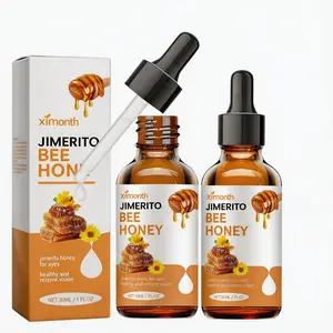 Ximonth Genuine Honey Essence Eye Cleansing Serum 30ML Hydrating Moisturizer: Long-lasting Moisturizing Anti-Eye Fatigue Soothing and Calming Lotion, Gentle Daily Use Refreshing Honey Eye Care Product, For Men and Women,  Effective within 7 days