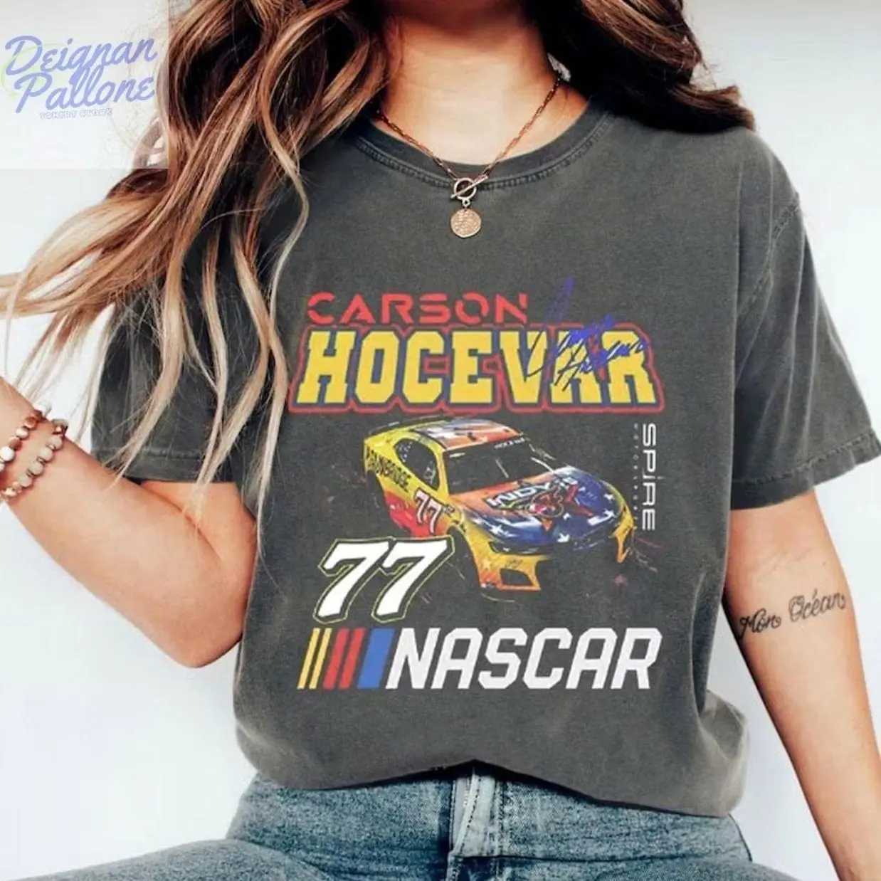 NASCAR Cup Shirt, Carson Hocevar Nascar Shirt, Carson Hocevar 77 Unisex Shirt, Unisex Cotton T-Shirt 1TC