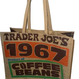 Trader Joe’s 1967 Coffee Bean Burlap Tote Bag ️