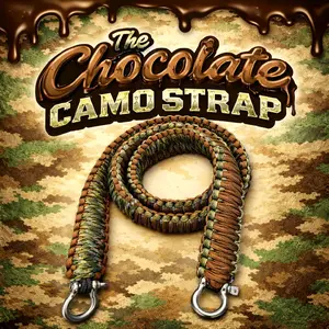 THE CHOCOLATE CAMO PARACORD STRAP THE CHOCOLATE CAMO PARACORD STRAP