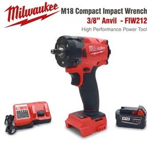 Milwaukee M18 3/8" FIW212 Impact Wrench - 300N.m Torque, 3200IPM For Auto Repair