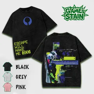 Marathon Gameplay Washed Lightweight Cotton TSHIRT, Vintage Gaming Tee, Gamer Streetwear Gift For Gamer