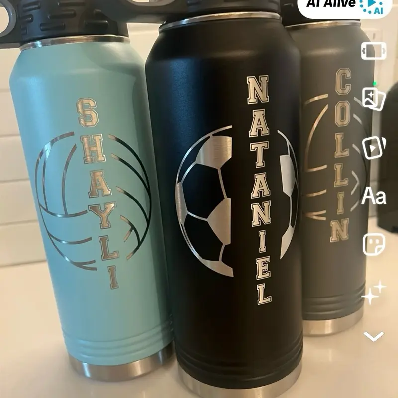 Sports Personalized Water Bottle