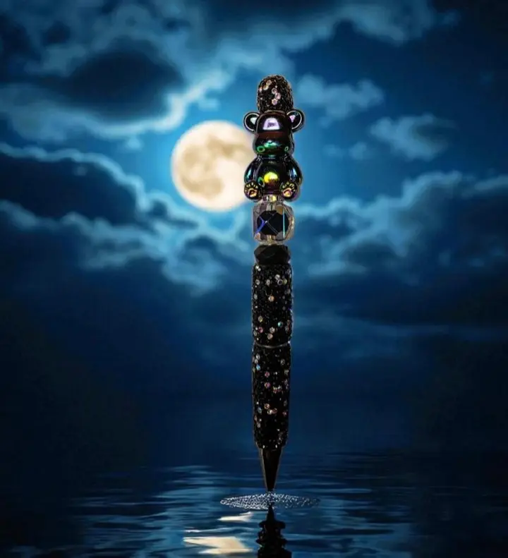 #1 Seller:  Cosmic Teddy Bear Beaded Pen