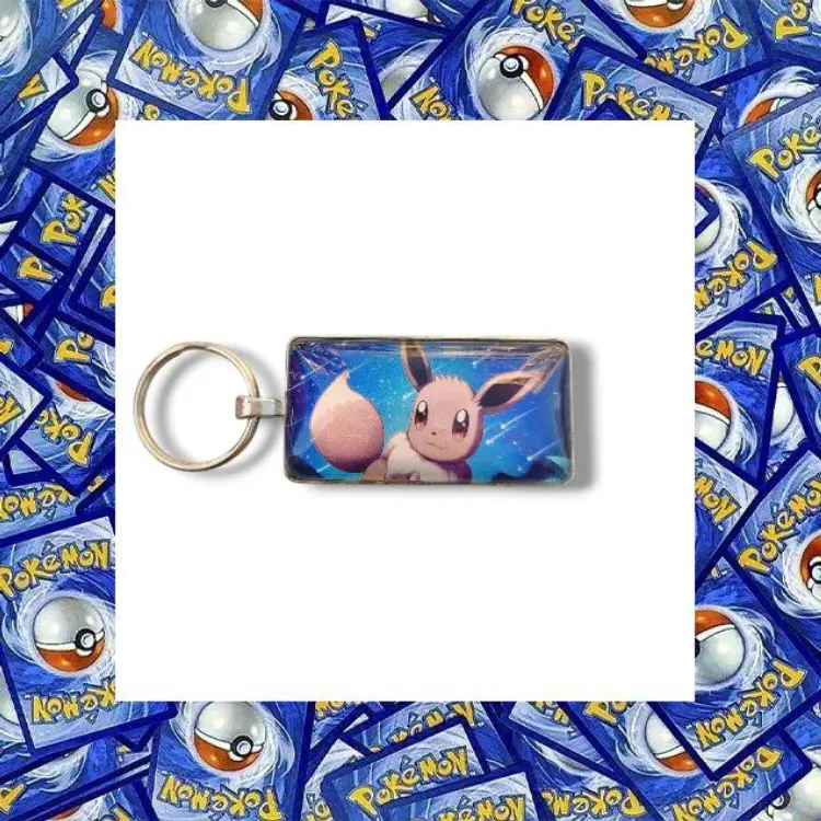Pokemon Card Keychain - Eevee