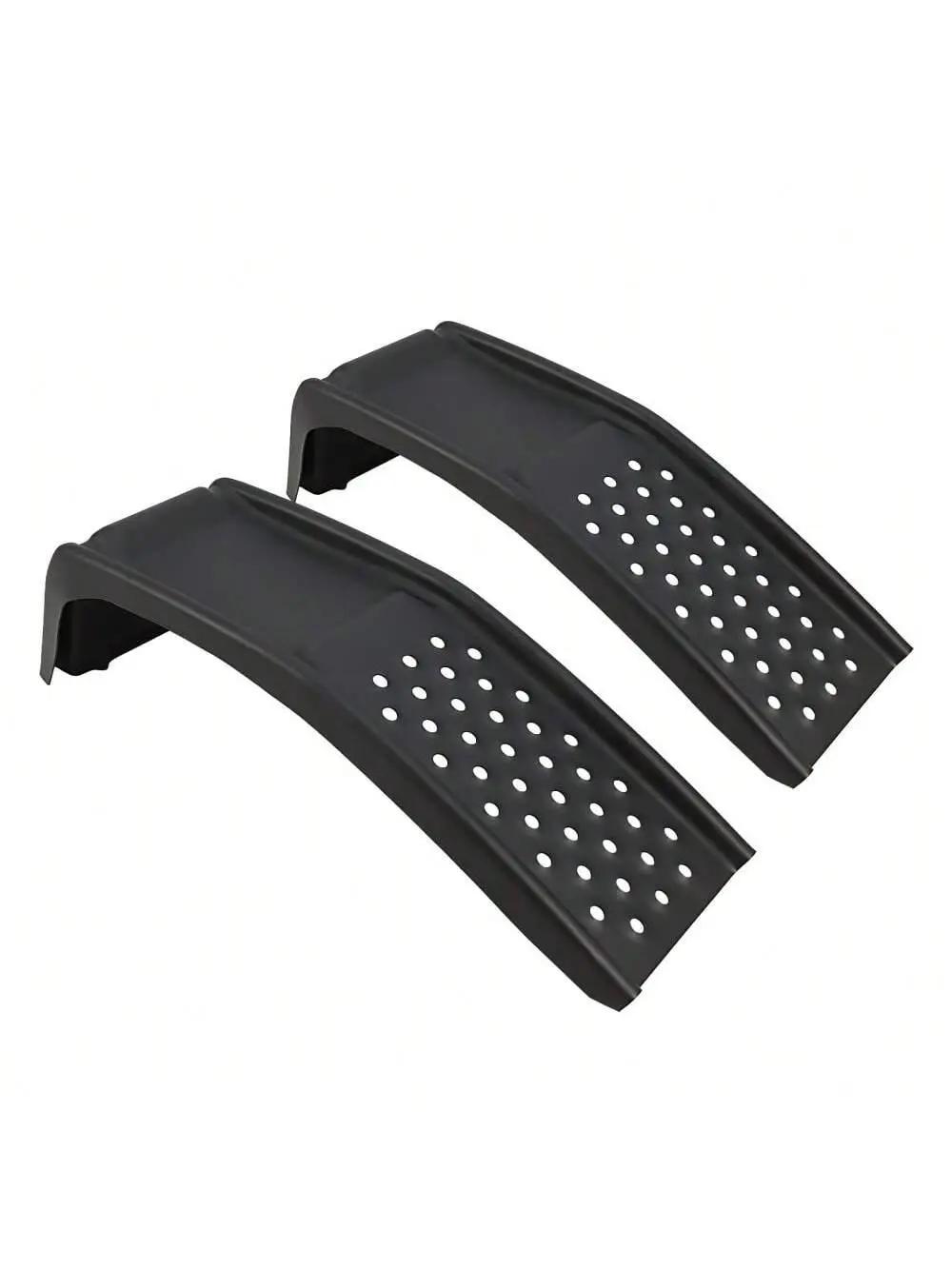 Gaomon 2-Pack Heavy-Duty Steel Car Ramps Set, 8000 LBS Capacity, 8" Max Lift, Powder Coated, Traction Holes, for Home Garage Oil Change & Maintenance