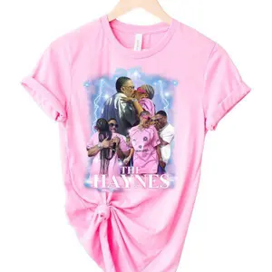 Nelly And I Graphic Tee Haynes Team Edition - Stylish Block Print Shirt Cotton Fit