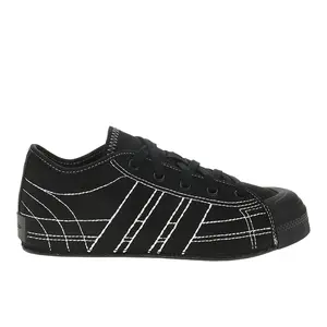 adidas Mens Y-3 Nizza Low Lace Up Sneakers Shoes Casual - Black