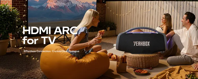 YEAHBOX Ultra 320 High-Power Ultra-Portable Bluetooth Bass Speaker - 300W Rated/500W Peak Power, True 3-Way 5-Driver System, 6×9in Racetrack Woofer, Dual Radiators, RGB Lights, IP65 Rated, Multi-Input (USB, HDMI ARC, Cells), Deep Controlled Bass Impact YEAHBOX Ultra 320 High-Power Ultra-Portable Bluetooth Bass Speaker - 300W Rated/500W Peak Power, True 3-Way 5-Driver System, 6×9in Racetrack Woofer, Dual Radiators, RGB Lights, IP65 Rated, Multi-Input (USB, HDMI ARC, Cells), Deep Controlled Bass Impact