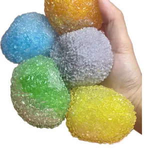 1x single random color Icy, Crunchy, Loud-Noise Mochi Squishy Balls