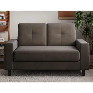 Loveseat Sofa 53" Small Couches for Small Spaces 2 Seater Mini Couch for Bedroom Comfy Modern Love Seat for Apartment Office Living Room