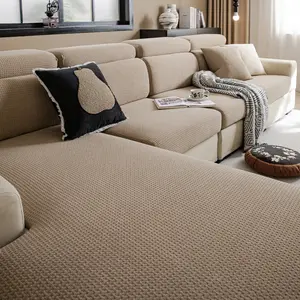 Versatile Sofa Cover, Elastic Sofa Slipcover, Couch Slipcover, Suitable for All Seasons, Skin-Friendly Chenille Material, Elastic Fit, Pet-Resistant, Ideal for Home, Kitchen, Bedroom, Office