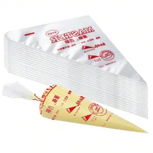 Transparent Cream Icing Piping Bags, 20/50/100/200/300 Pieces, Ideal for Cake Decorating, Macarons, Pastry Packaging, DIY Cooking, Pastry Decorating Tools