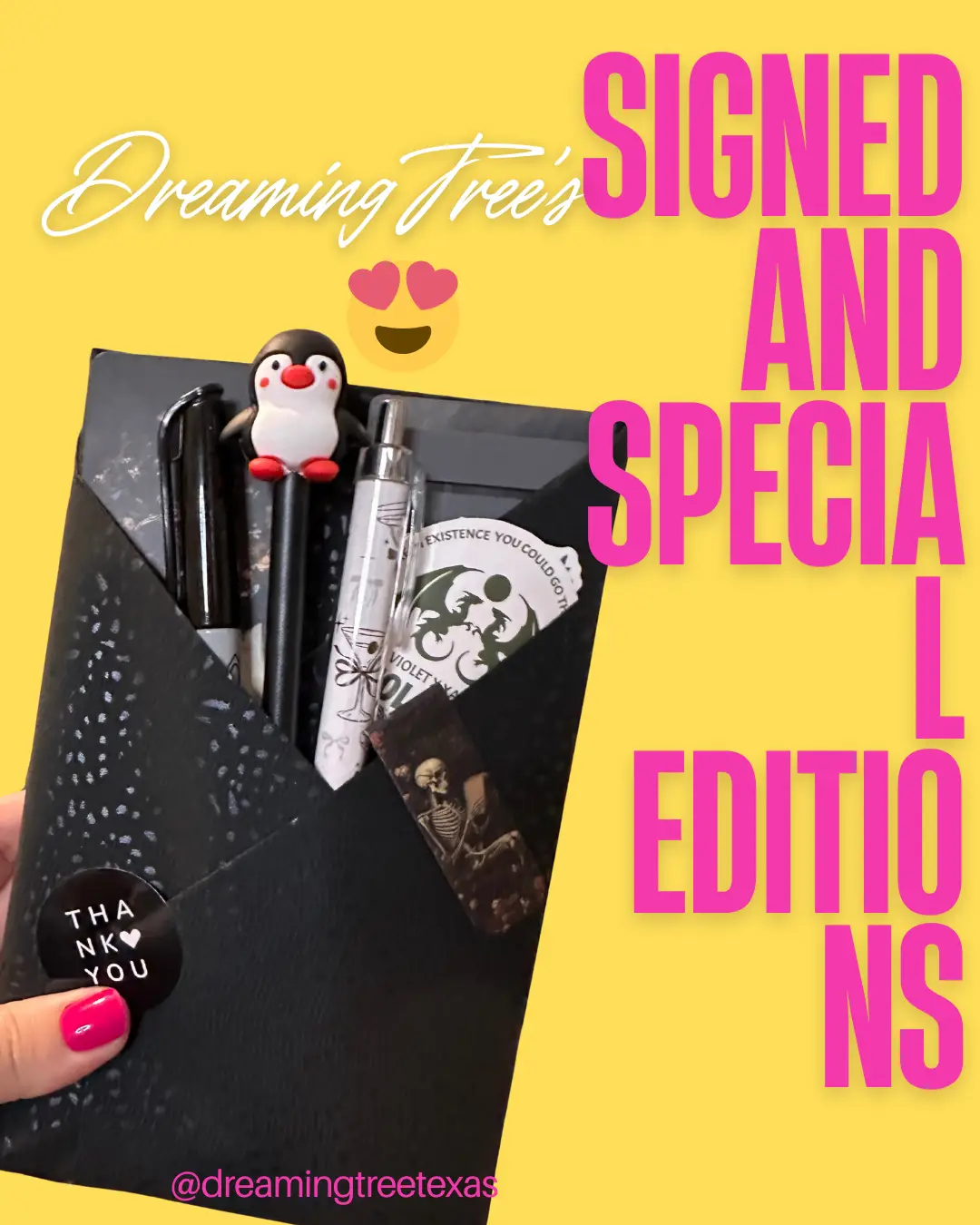 Signed books, collector editions, special editions, sprayed edges. All the most beautiful books are here!