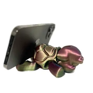 3D Printinting Animal Phone Holder Stand/ Cellphone Smartphone Accesories / Fidget / Movable 3D sculpture / Desktop Sculpture