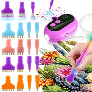 DIY Diamond Painting Multi-Color Vacuum Pen Drill Head Replacement Kit, Suitable for Most Vacuum Pens, Diamond Art Accessories, Crafts