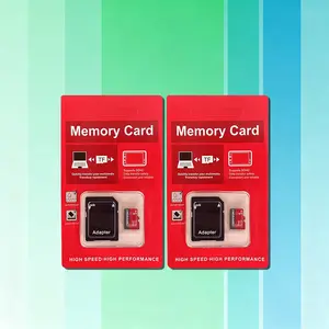 The memory card with adapter Micro SD card and micro tf is compatible with children's learning machine data, smart bracelet data and PC files, and supports storage for portable game consoles monitoring system handheld device Ultra High-Speed MicroSD Card