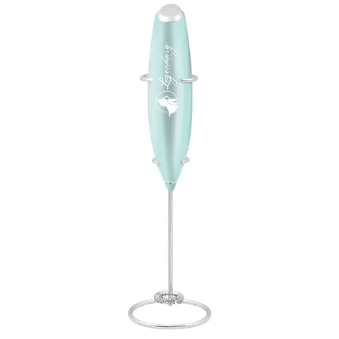 Portable Mini Mixer - Hand Egg Mixer Portable Mini Mixer For Powdered Drinks - Frother/Mixer For Greens, Protein, Powdered Drinks | Stainless Steel | Teal | Legendary Lady Labs Limited Edition