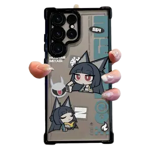 Zenless Zone Zero Miyabi Hoshimi Phone Case Suitable for Galaxy S25 S24 S23 S22 FE Ultra Plus 5G Shockproof Transparent Soft Back Cover Smartphone Cellphone