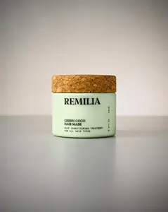 Green Coco Hair Mask by Remilia - Hydrating and Moisturizing - Natural Coconut oil