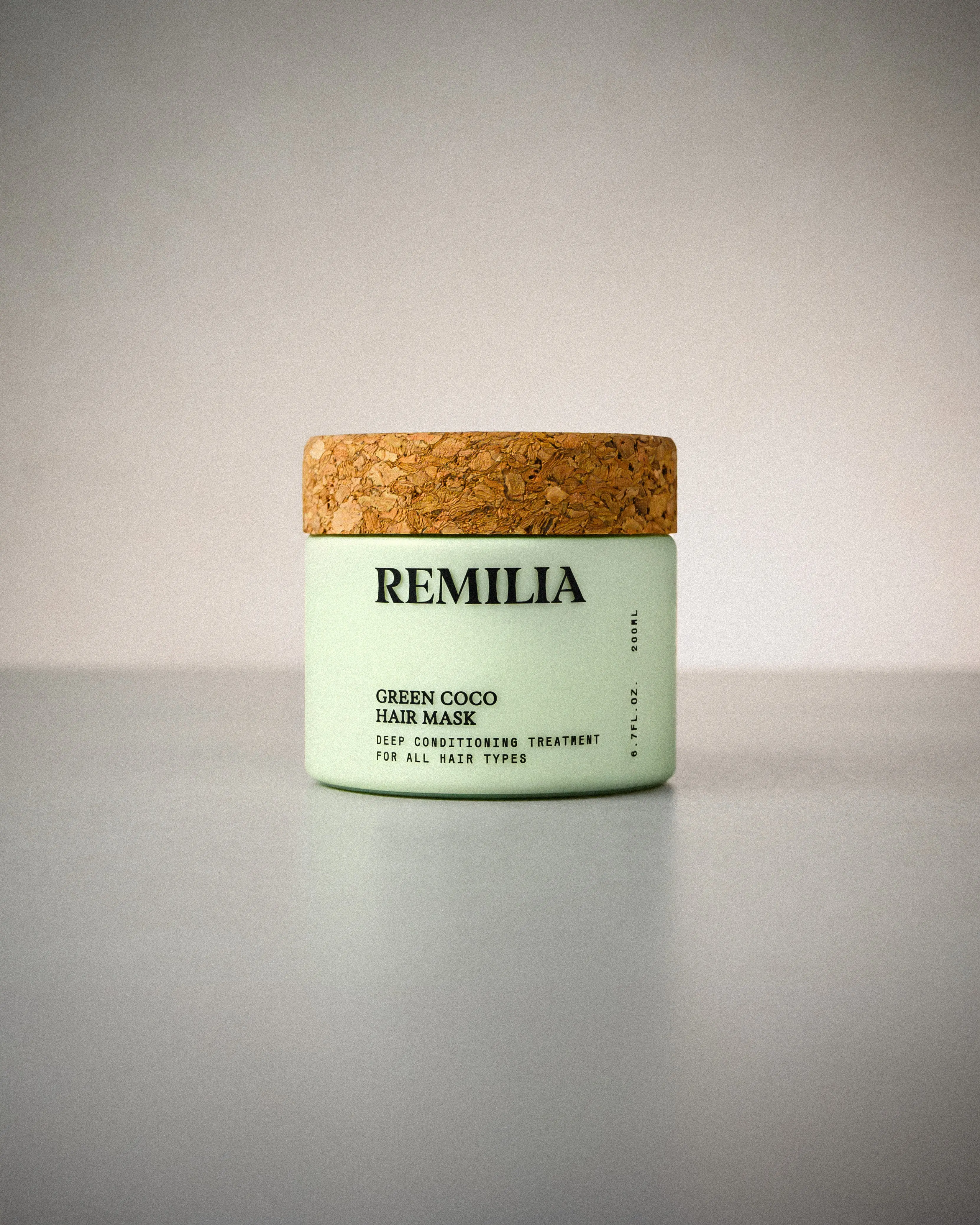 Green Coco Hair Mask by Remilia - Hydrating and Moisturizing - Natural Coconut oil
