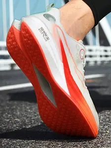 1 Pair Family Matching Sneakers Eye-Catching Color Design Breathable Material Non-Slip Sole For Outdoor Sports & Daily Casual Wear