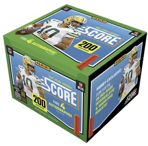 Panini 2025 NFL Score Hobby Box - Find 4 Autographs on Average - Hobby Exclusive Ultra Rare Intergalactic & Showtime Insights - 200 Cards per Box