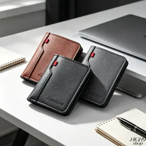 3 Pack Ultra-thin Mini Men's Wallet, Soft PU Leather Vertical Credit Card Holder, Slim Minimalist Short Card Wallet for Daily Travel Business Use