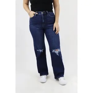 Tummy Control Wide Leg Jeans by RFM