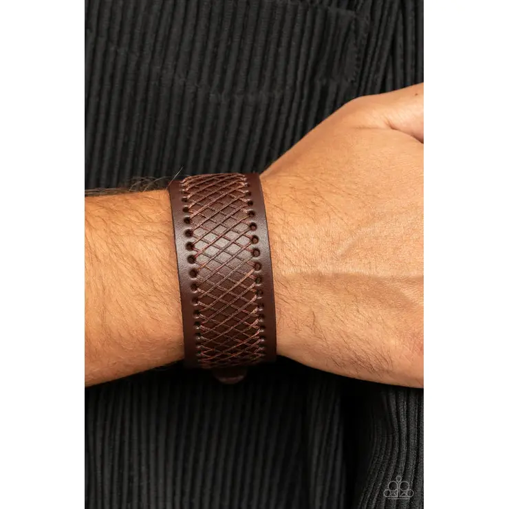 Drifter Discovery - Brown Bracelet - Paparazzi