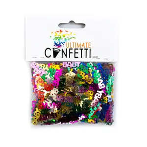 Multicolor "BABY" Shower - Table Confetti Decoration