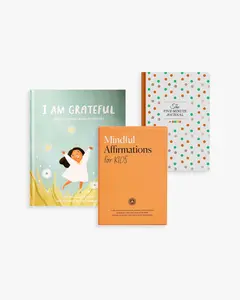 Learning & Growing Bundle for Kids - The Five Minute Journal, Mindful Affirmations, I Am Grateful book by Mimi Ikonn
